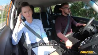 DaGFs Fake Driving School - MILF Instructor Emylia Argan has her Pussy Licked by her Student Jason X Footworship