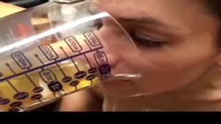 Private Sex INXESSE XSTREAMS MY PEE LOVER #2 DRINKING PISS FROM a JUG- PEE DRINK PEE PLAY PISSING XXX Pervert