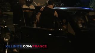 Dana DeArmond Gang Bang on a Parking with Ebony Woman Closeups