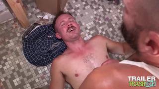 Leche TRAILERTRASHBOYS Bearded Jake Morgan Raw Rides Massive Dick Creamy