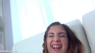 Gay Trimmed VANESSA PHOENIX'S FIRST SCENE! Adorable Brace Face 18 Year old Excited to get Fucked One