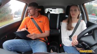 Stepsiblings Fake Driving School - Stacy Cruz can't Pay her Driving Lessons with Cash so she Pays with her Body Squirt