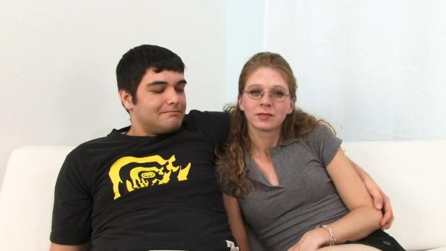 Nerdy Girlfriend with Glasses Gets Blacked in Front of her Boyfriend - 1