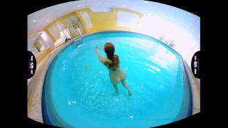 Gay Cash TmwVRnet - Blonde Enjoys Solo Play in a Pool Perfect Tits