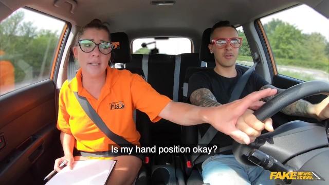 Dominate Fake Driving School - Jack 23 Apologizes to his Driving Instructor Elisa Tiger but it's not enough Gay Facial