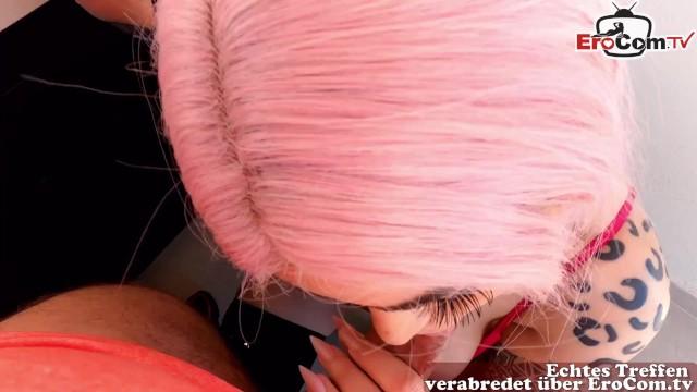 Vollbusige Junge Latina Schlampe Mit Pinken Haaren Auf Der Dachterrasse Gefickt Und POV Gefilmt - 1