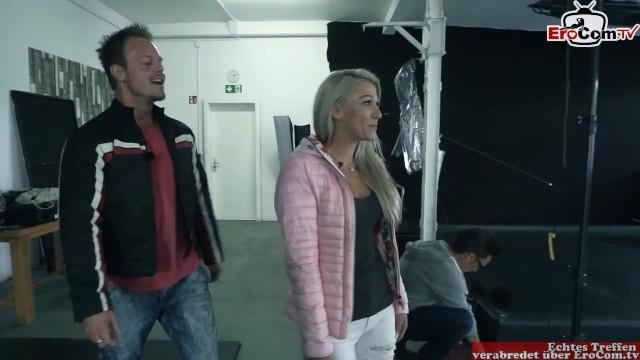 Porno 18 Young Blonde Gets Picked up by two Fake Agents in the Street for an Anal Threesome Fuck My Pussy - 2