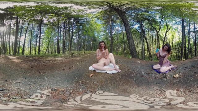 Sexual Yanks VR Turquoise Masturbating Outdoors - 2