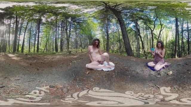 Sexual Yanks VR Turquoise Masturbating Outdoors - 1
