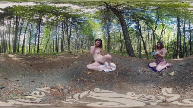 Sexual Yanks VR Turquoise Masturbating Outdoors - 2