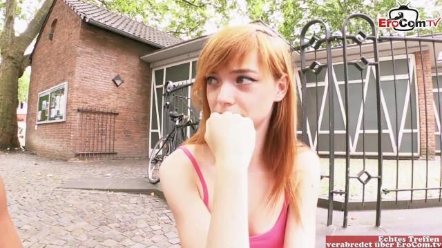 Gay Skinny Zierliches Girl Mit Minititten Auf Der Straße Von Einem Deutschen Fake Agent Abgeschleppt Dad