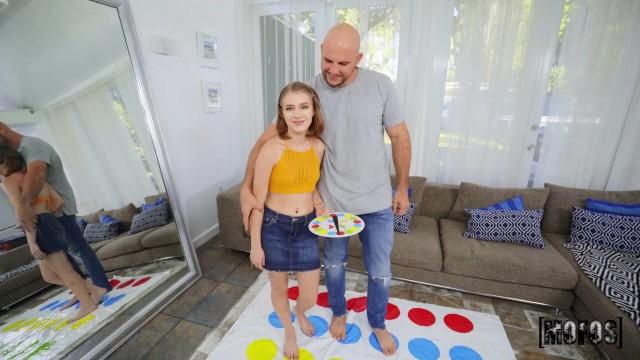 Mofos - Dakota Burns Plays Twister with JMac and Grabs his Big Dick for Support & then Fucks it - 2