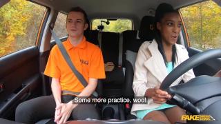 Free Fuck Fake Driving School - Asia Rae is Stuck in the Backseat & Sam Bourne Helps her by Fucking her Pussy Foot Job