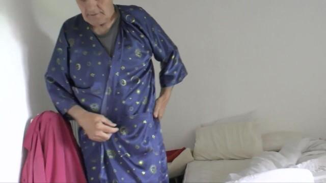 Old Rich Guy Watches her Step-son Fucked his Young Fine Thropy Wife - 1