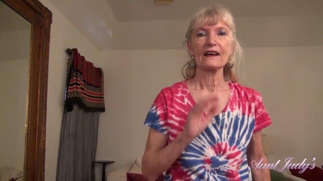 Aunt Judy's - 69yo Texas Amateur GILF Diane JACKS YOU OFF (Virtual POV) - 1