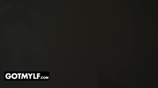 Milf Sex StayHomeMilf - Blue Eyed Blonde Cougar Seduces Young and Horny Dude and Jumps on his Hard Dick Suruba