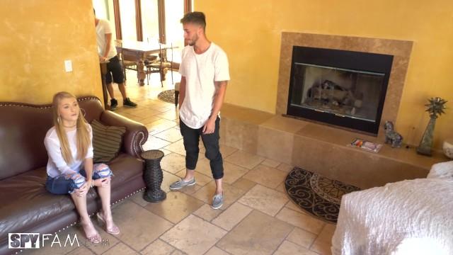 Stepsister Hannah Hays Breaks up with her BF & Gets Comforted by her Stepbro - 1