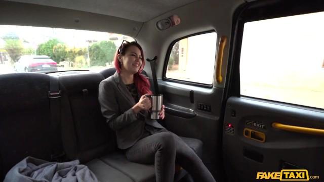 Animation Fake Taxi - Petite Redhaired Cindy Shine Rides a Big Cock in a Taxi with her Small Perky Tits Slutload - 1