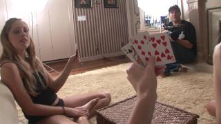 Cornudo Tempting Hot Girls Play a Strip Card Game Tight Pussy