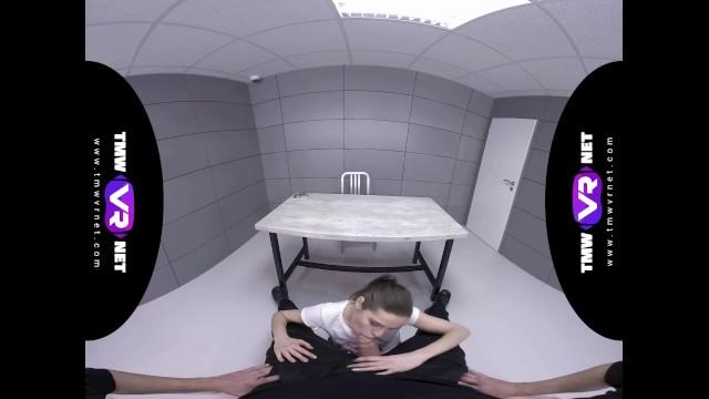 TmwVRnet - Sexy Blonde is Fucked in an Interrogation Room - 1