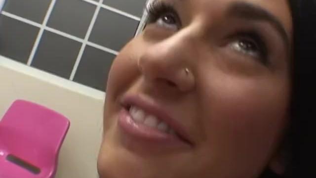 Big Boobs Brunette JORDAN STAR Hot POV Facial Blowjob - 1