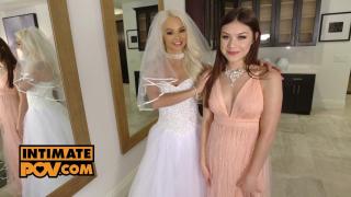 JoyReactor Wedding Day POV Foursome with Petite Babes Elsa...