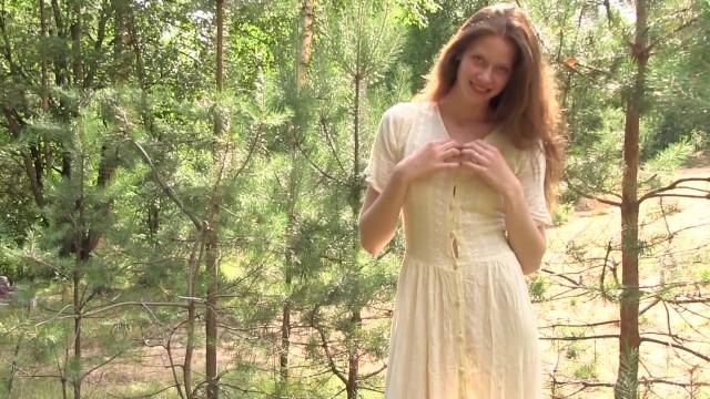 Nicole Greeting Nature with Open Arms and Naked - Full Video! - 1