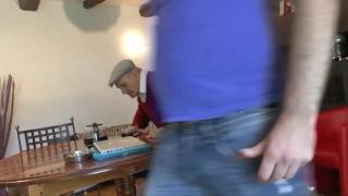 Licking Pussy Threesome with the Oldman and the Blonde Busty French Bitch Porn Sluts