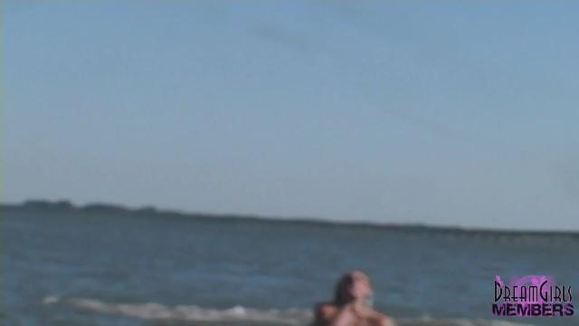 BlogUpforit She Swims Naked on a Public Beach & Pumps Gas Topless VRTube