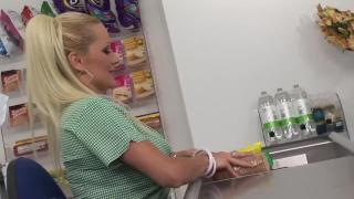 TurboBit Big Boobs Cashier Fucked in the Store Solo Girl