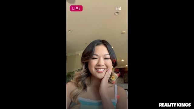 Reality Kings - Lulu Chu Agrees to Fuck her Boyfriend Ricky Johnson during her Live Stream - 2