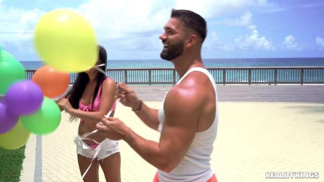 Reality Kings - JMac is not Pleased with just a Balloon so Alice Visby Spreads her Legs for him - 1