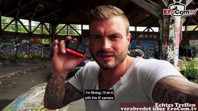 Amature Outdoor Analsex with a Tattooed German MILF during the Real Fuck Date Caught - 2