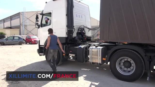 Busty Brunette Gets Sodomized in the Trailer of a Truck - 2
