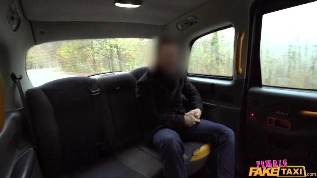 Female Fake Taxi - Lady Gang Picks up a Hot Guy & Offers him a Free Ride in Exchange for his Cock - 2