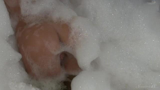 Brunette Teen Beauty Sammy a taking a Hot Bubble Bath - Full Video! - 2
