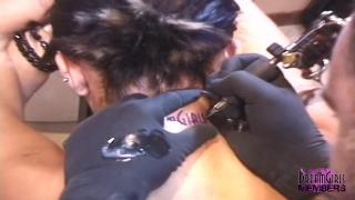 X-Angels Hot Naked Chick Gets DreamGirls Tattooed on her Neck Porn Sluts