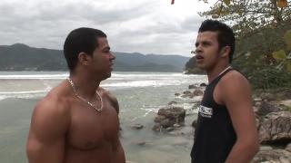 AxTAdult Muscle Latino get Sucking on Beach Sexy Girl