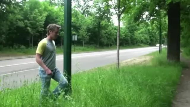 Forbidden Sexy French Twink Fucked Rough by Jordan Fox in Exhib Cruising Forest Groping - 1