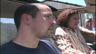 Stretch Busty Whore Hitch a Ride and Gets Fucked somewhere by two Huge Cock Car Owner and Driver Casada
