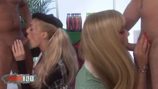 Massage Creep Two Beautiful Blonde College Girls get Fucked Hard in the Supermarket Shemale Porn