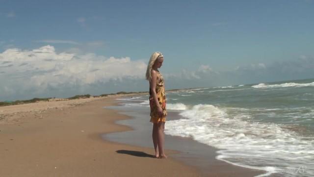 Gorgeous Teen Agnes Bathes her Beautiful Naked Body in the Ocean! - Full Video! - 2