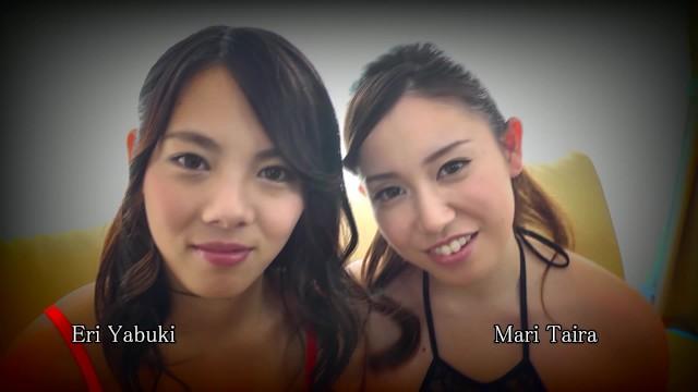 Hot Japanese Pornstars Eri Yabuki and Mari Taira Fucked by Hard Cocks - 1