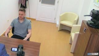 CzechStreets BigStr - Shy Straight Dude Drops his Clothes & Suprise his Interviewer with his Huge Boner Bubble