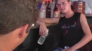 Office Two Young Guys Meet at the Bar and have Intense Anal Sex Riding Cock
