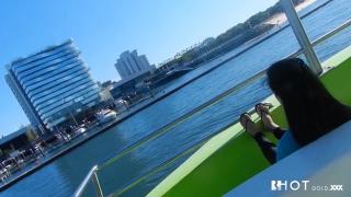 Interacial Diana Watermelon Ass Gets Fucked at the Beach Sexo Anal