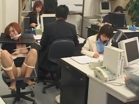 Crazy Japanese model Kana Mimura, Rin Yamaki in Hottest Office, Fetish JAV scene - 2