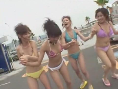 Incredible Japanese model Sara Minami, Ayumu Kase, Emiri Kato in Exotic Outdoor, Group Sex JAV clip - 2