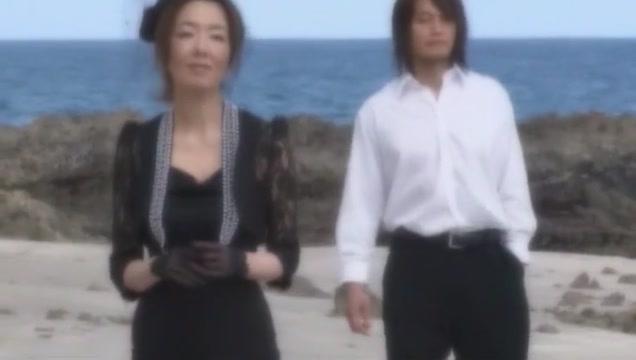 Exotic Japanese slut Kei Marimura in Horny Outdoor, Beach JAV video - 1