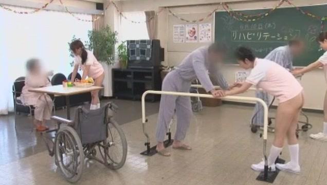 Horny Japanese girl Rei Mizuna in Hottest Nurse, Rimming JAV video - 1